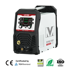 Soldadora MIG/ARC/FLUX TIG SIN GAS CO2 LEVIN Nueva con Certificación CE, 230V, 5.3kVA, 160A, 0.8mm - Product Image 1