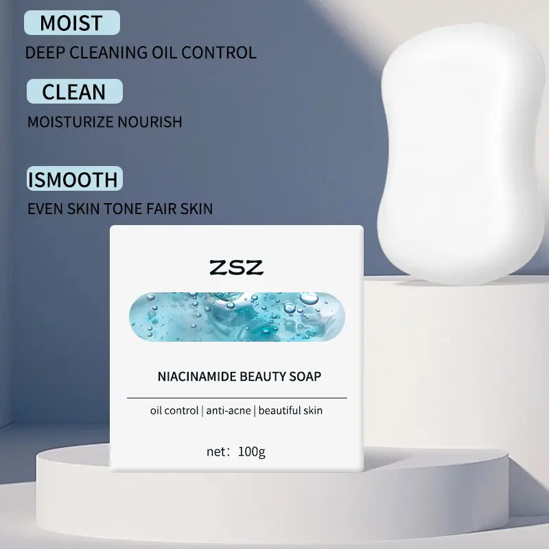 Whitening Brightening Slimming Repair Skin Handmade Niacinamide Beauty Soap For Glowing Skin & Shower Wash Hands Hotel Bathroom