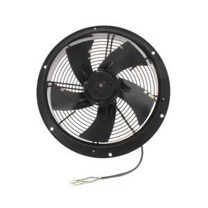 Nuevo ventilador industrial de refrigeración Original W4D400-CP12-31 230V 400mm 160W 1700RPM NEGRO - Product Image 2