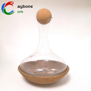 Tappo di sughero naturale all'ingrosso per bottiglia di vino e barattolo di candela facile da usare coperchio per tappo di vetro per la sigillatura - Product Image 5