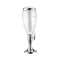 Distributeur de boissons commercial durable en PC de qualité alimentaire, refroidi par glace, avec robinet premium à 1 bec