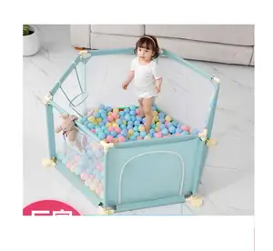 Meerkleurige Babybox Opvouwbare Baby Veiligheidshek Voor Baby En Peuters