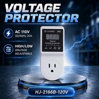 Protecteur de tension réglable monophasé Huijun AC 120V avec courant de 20A 50/60Hz pour la protection des téléviseurs domestiques