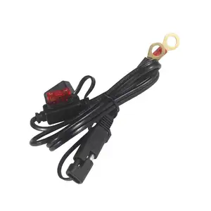 Spt-1 18awg/2C Plug Quick Connector Ring Terminal Sae 18Awg 10A Zekering Batterij Oplader Kabel Voor Motorfiets Auto tractor