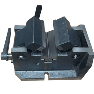 Tornillo de banco tipo V Q6275 de 3 pulgadas de grado industrial con mordazas de ranura en V para fresadoras - Product Image 2