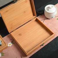 Boîtes de rangement en bambou en gros avec couvercles, décorations de bureau, boîtes cadeaux décoratives fonctionnelles de style européen, grandes dimensions