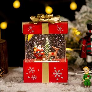 2024 New Hot Sale Christmas Decoration <b>Gifts</b> Crafts Plastic Music Lamp Christmas Snow Globe Water Lantern - Product Image 6