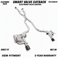 Système d'échappement Catback à commande de soupape intelligente pour Jeep Grand Cherokee Trackhawk SRT 6.2L 6.4L V8, silencieux Valvetronic, son de course