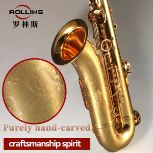 Vente en gros OEM Saxophone professionnel de haute qualité Saxophone ténor T1 purement sculpté à la main - Product Image 5