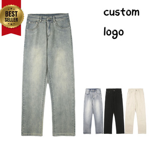 High Quality Men's Casual High Street Loose Jeans Men's High-quality Street Wear <strong>Jogging</strong> Men's Jeans - Product Image 2