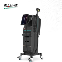 Laser d'épilation Sanhe P-MIX 808nm 3D Teclaser Smart Diode Laser avec système de refroidissement triple pour usage domestique