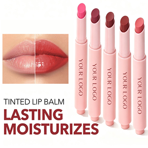 ลิปบาล์มสีติดทนนาน ขายส่ง ลิปสติกเนื้อฉ่ำ สีติดทนนาน ลิปบาล์มแบบกด ลิปกลอสเนื้อแน่น ชุ่มชื้น - Product Image 2