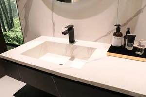 Losas de <span class=keywords><strong>piedra</strong></span> sinterizada blanca personalizada Paneles de pared de Carrara artificiales de alta calidad <span class=keywords><strong>Piedra</strong></span> premium a <span class=keywords><strong>precios</strong></span> competitivos - Product Image 5