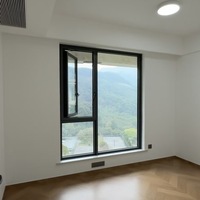 Fenêtre battante en aluminium à rupture de pont thermique avec verre insonorisant pour bâtiments de grande hauteur, profilé de 1,5, 2, 3, 4 mm d'épaisseur