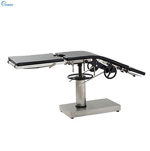 <span class=keywords><strong>PLOT</strong></span>-01 طاولة تشغيل يدوية متعددة fucntion من الفولاذ المقاوم للصدأ سرير مسارح مستشفى طاولة جراحية تعمل بغرفة العمليات - Product Image 4