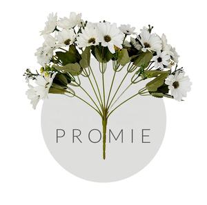 玛格丽特花雏菊花束丝绸人造雏菊花白色家用餐桌摆件装饰 - Product Image 4