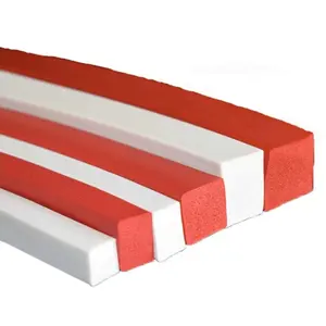 factory supply Various specifications Colorful silicone NBR rubber foam sponge hard sealing strip profiles