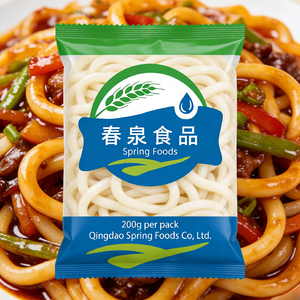 Fideos Udon de Trigo Duro Blanco Frescos, Estilo Japonés, Gruesos y Masticables, Cocidos, Bajos en Sodio, en Bolsa a Granel - Product Image 3