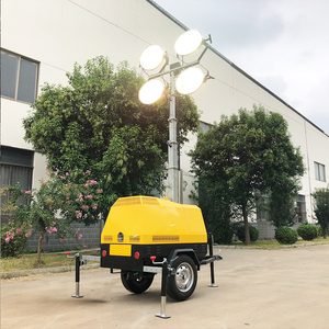 Torre de Iluminación Tipo Remolque para Exteriores de 7M 9M con Luces de Haluro Metálico Regulares - Product Image 5