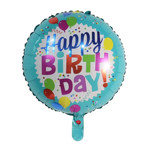 Venta al por mayor de <span class=keywords><strong>globos</strong></span> de papel de aluminio flotante de Feliz Cumpleaños de 18 pulgadas Mylar Foil impreso <span class=keywords><strong>globos</strong></span> de <span class=keywords><strong>fiesta</strong></span> para decoraciones de cumpleaños - Product Image 3