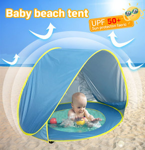 Carpa de Playa Plegable para Niños, Portátil, Impermeable, Anti-UV, para Viajes, Campamentos y Actividades al Aire Libre - Product Image 2