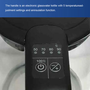 Bouilloire électrique élégante avec contrôle de la <span class=keywords><strong>température</strong></span> Bouilloire à ébullition intelligente pour les amateurs de thé et de café - Product Image 3