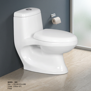 Offre Spéciale : WC Monobloc en Céramique Style Arabe pour le Moyen-Orient, Chasse d'eau Cyclone, Sanitaire pour Salles de Bain / Cabines WC - Product Image 5