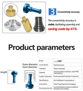 カスタムプロフェッショナル カスタムCNC機械加工サービス 非標準自動車・オートバイ・自転車部品 OEM ODM メーカー - Product Image 6