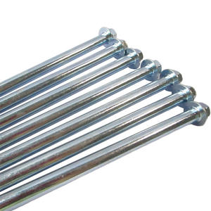 Fixations pour machines agricoles M8*160, plaqué zinc bleu-blanc, 10 paires de boulons à tête fraisée plate et boulons à bride hexagonale pour - Product Image 3