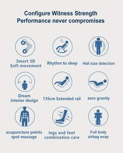 Factory Direct Sl Form Schiene Büro <span class=keywords><strong>Massage</strong></span> stuhl Ganzkörper Elektrischer 3D-Massagestuhl Schwerelosigkeit - Product Image 2