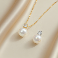 Nouveau collier pendentif classique NFC imitation perle 13,56 MHz, cadeaux NFC pour petite amie, bijoux RFID imitation perle, cadeaux de vacances