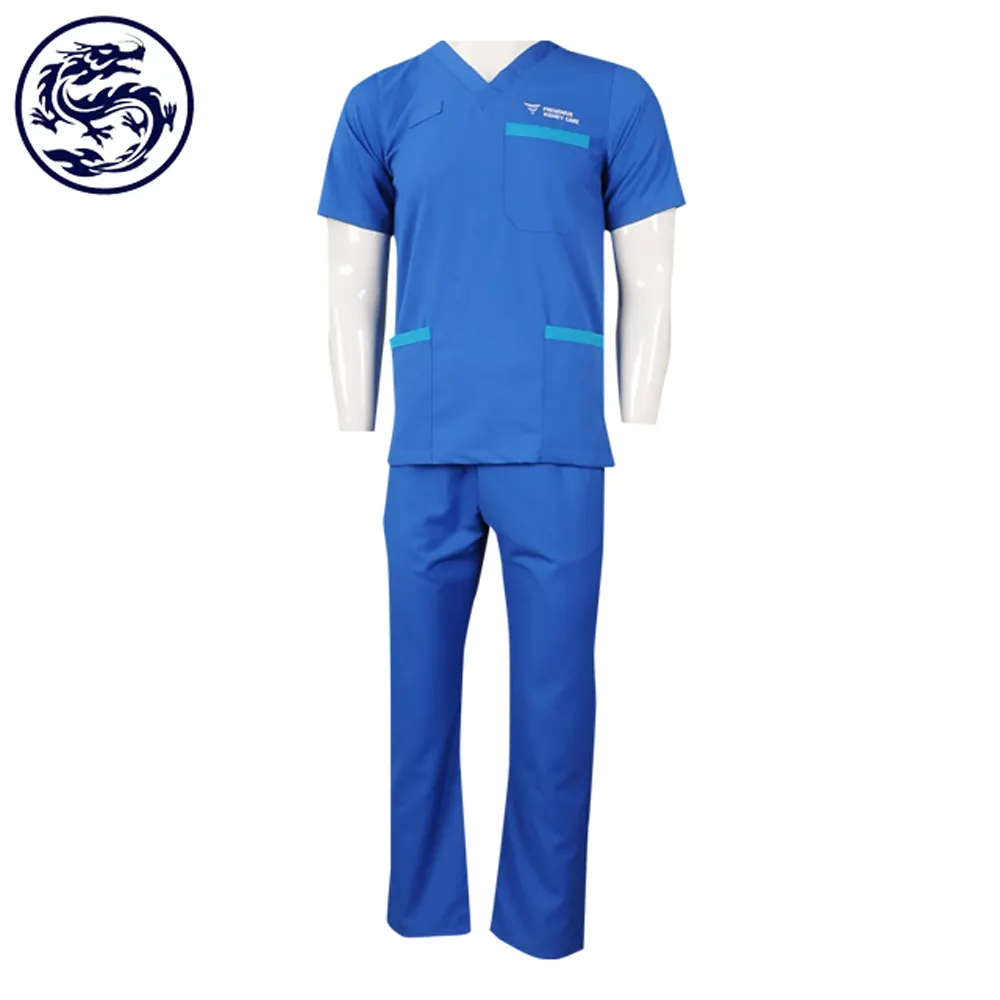 All Custom Made Fast Delivery Fashion design dental uniforms Male hospital uniform Male nurse uniform