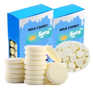 Manufacturer Custom Japanese Dry Eat Milk Candy Tablet Probiotic Milk Slices for Children