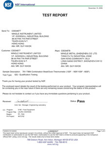 ISO9001 <span class=keywords><strong>NSF</strong></span> cấp giấy chứng nhận con trỏ kép hộ gia đình lưỡng kim Nhiệt kế Nấu ăn thịt bò Nhiệt kế - Product Image 4