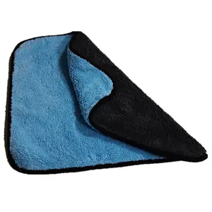 डबल साइड जीवाणुरोधी माइक्रोफाइबर तौलिया ऑटो सफाई उत्पाद माइक्रोफाइबर पॉलिशिंग कपड़ा