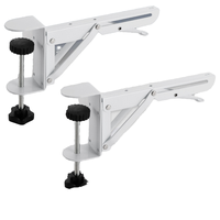 Charnières de tiroir de clavier automatique en fer réglable moderne Table pliante avec support triangulaire estampé