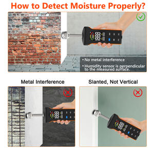 2025 Instrument de détecteur d'humidimètre inductif pour <span class=keywords><strong>mesurer</strong></span> la teneur en <span class=keywords><strong>humidité</strong></span> du mur de briques de mur de poudre de bois - Product Image 4