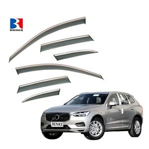 Pour VOLVO XC60 2009-2018, déflecteurs de fenêtre de porte en PC injecté haut de gamme, 6 pièces - Product Image 3