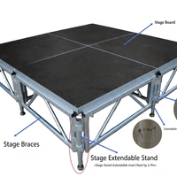 Plataforma de Escenario de Aleación de Aluminio, Podio Aplicable a Diversas Actividades