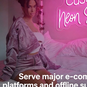 Custom Neon Name Sign Creative <b>LED</b> Letter & <b>Number</b> Light Acrylic Illuminated Decor for Living Room Bedroom - Product Image 2