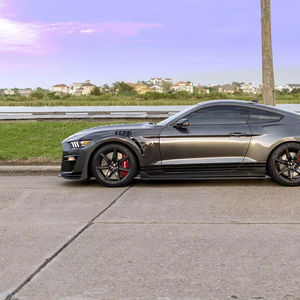 Ailes latérales en fibre de carbone MRD GT350 pour Ford Mustang 2018-2023, véritable fibre de carbone, style standard. - Product Image 1