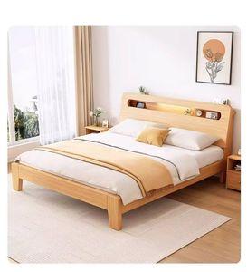 Letto in Legno Massello 2026 180x200cm, Letto Matrimoniale per Camera da Letto Principale, Letto Singolo Semplice 1.2m per Uso Domestico - Product Image 6