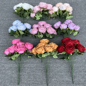 <span class=keywords><strong>2025</strong></span> năm mới Hoàng Gia phi tần Rose Bouquet Trắng cưới giáng sinh hoa nhân tạo nhà máy bán buôn làm bằng vải - Product Image 6