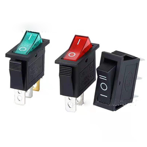 Led Rocker <b>Switch</b> 3 Pin SPST Power <b>Switch</b> ON-OFF T85 20A 125VAC 15A 250VAC Red/Green/Orange <b>Light</b> - Product Image 6
