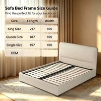 WINMAX Lit Moderne de Luxe en Cuir Véritable Rembourré, Confortable, Taille King Queen, Modulaire pour Maison et Hôtel 2521