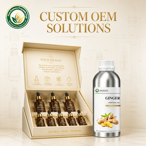 <span class=keywords><strong>น</strong></span>้ำมั<span class=keywords><strong>น</strong></span>หอมระเหยขิง (Zingiber Officinale) ผลิตภายใต้แบรนด์ของลูกค้า (OEM) บรรจุภัณฑ์ฉลากสั่งทำ ผลิตจำ<span class=keywords><strong>น</strong></span>วนมาก ขายส่ง - Product Image 1
