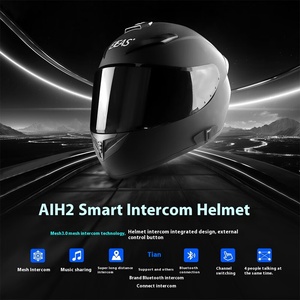 Ejeas aih2 thông minh XL Kích thước xe máy Mũ bảo hiểm với kép cho Tai nghe <span class=keywords><strong>Bluetooth</strong></span> <span class=keywords><strong>Intercom</strong></span> ABS Visor điều kiện mới OEM bảo hành - Product Image 2