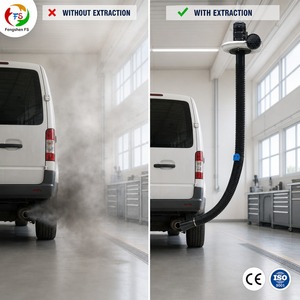 Unité de ventilation d'extraction avec moteur en cuivre haute efficacité et fonctionnement silencieux inférieur à 70 dB pour <span class=keywords><strong>garage</strong></span> et atelier - Product Image 5