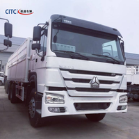 Грузовик-фургон HOWO 6X4 с бортовой платформой, 371 л.с., 25 куб.м, шины 12.00R20, левый руль, для перевозки сыпучих грузов в Нигерию, напрямую с завода