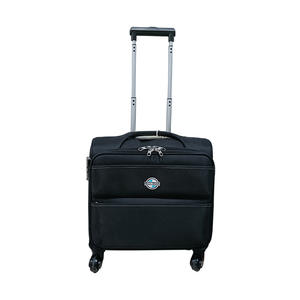 18-inch Oxford Cloth Trolley Bag Business Travel Boarding Roller Bag Spinner Caster Abs Carry-ons Suitcase <b>Luggage</b> - Product Image 1